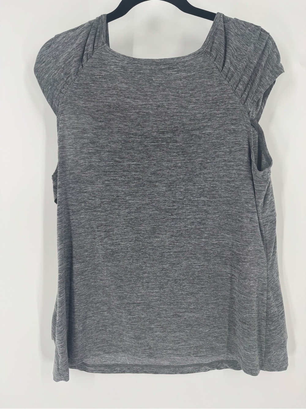 AB Studio Gray Ruffle Tank Top - Picture 3 of 3